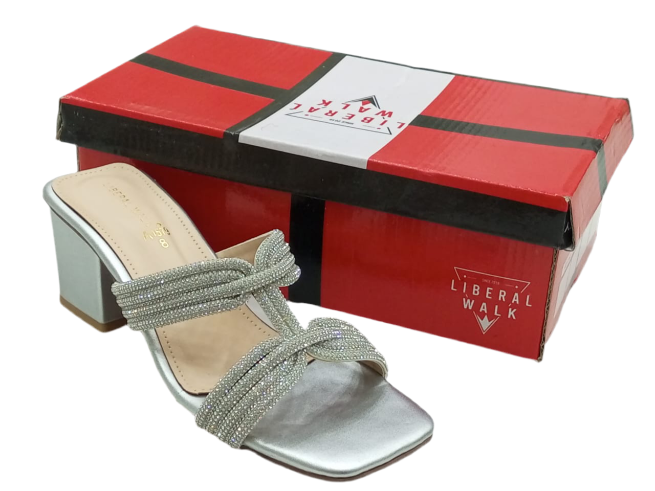 Glitter Bow Heels A-1579