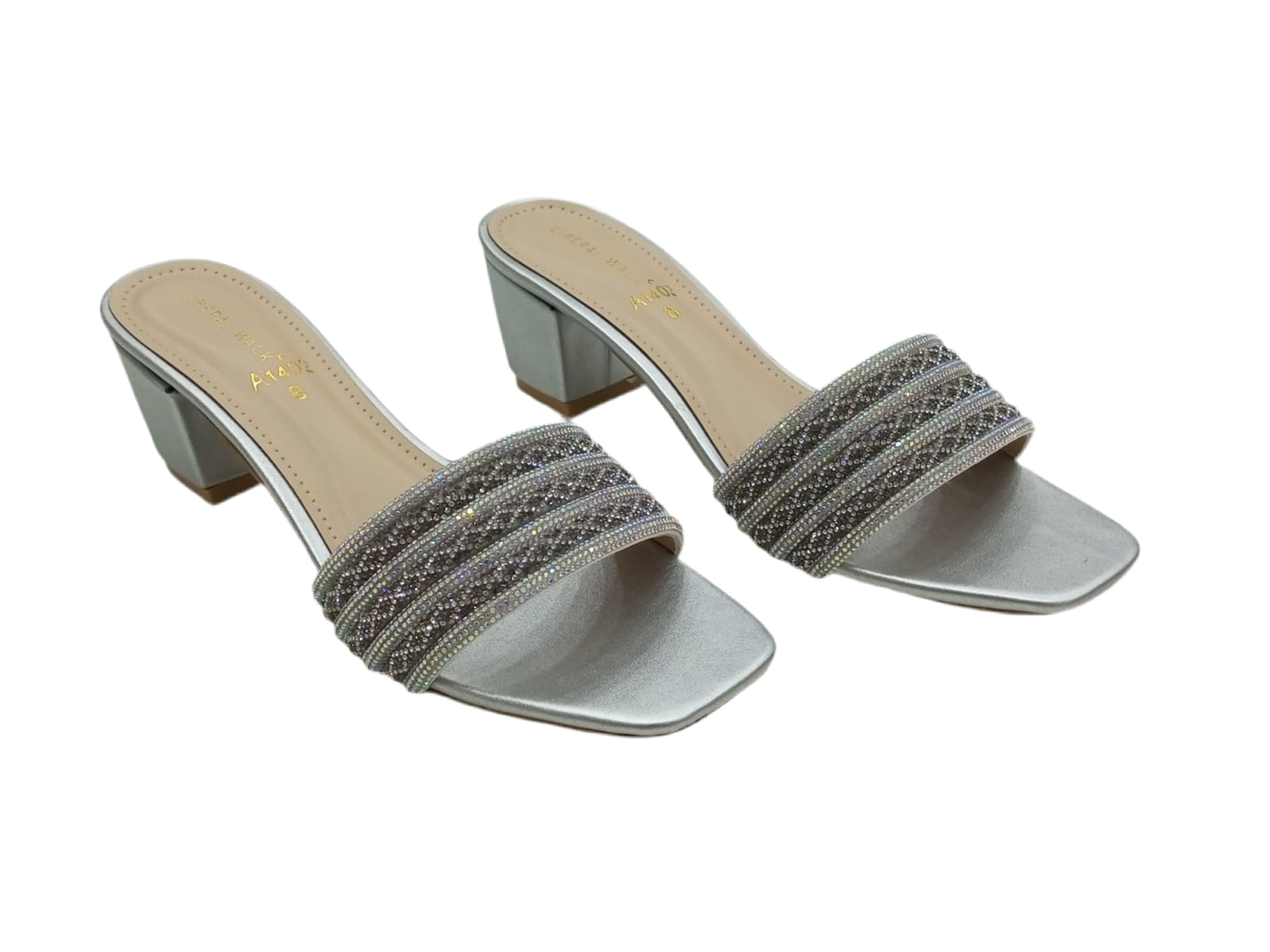 Luxury Block Heels A-1402