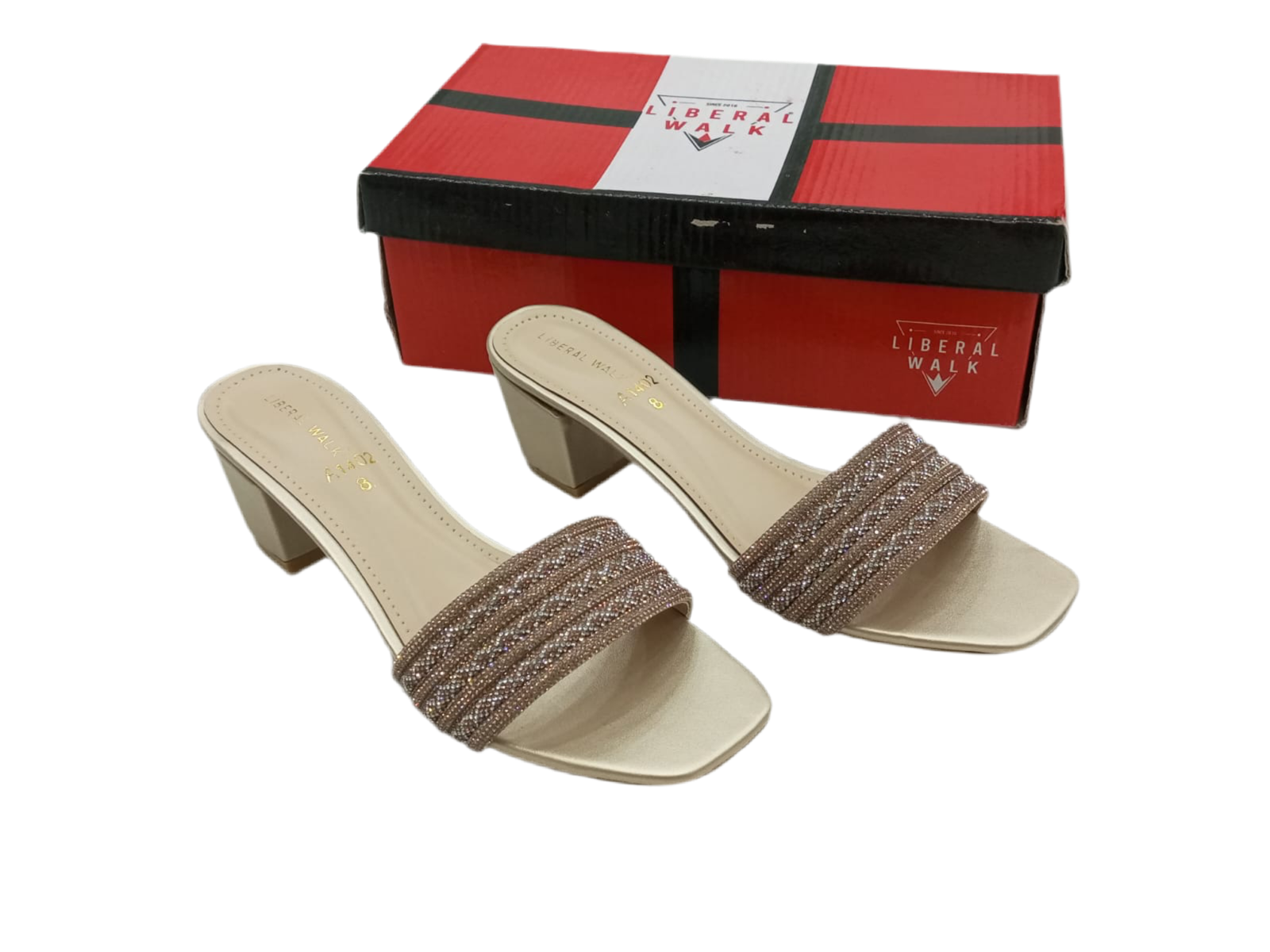 Luxury Block Heels A-1402