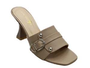 Buckled Block Heels A-0026