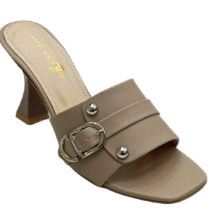 Buckled Block Heels A-0026