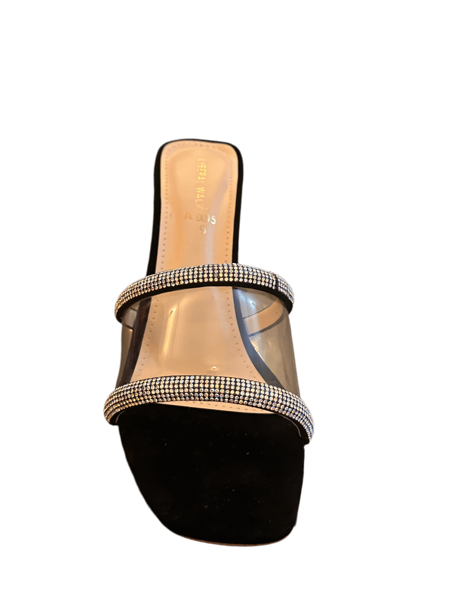 Rhinestone Transparent Heels A-0015