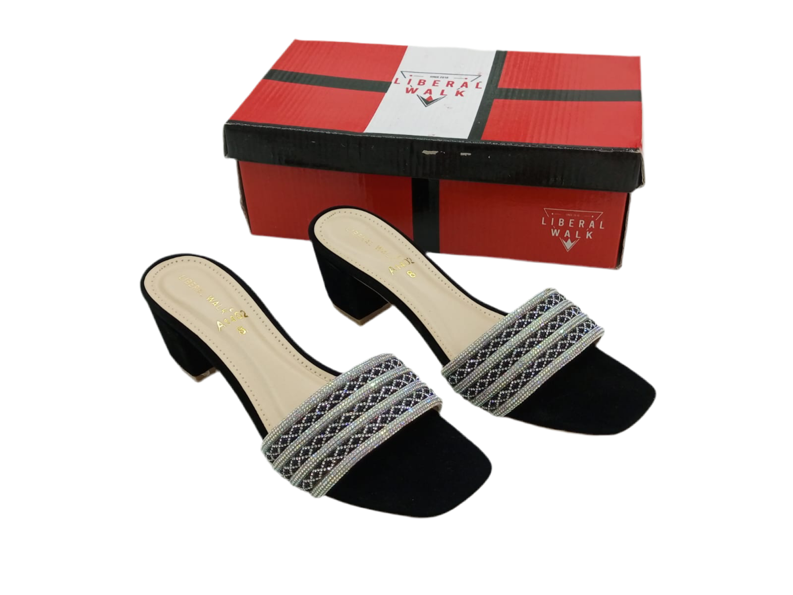 Luxury Block Heels A-1402