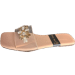 Transparent Slippers with Gemstone  A-1591