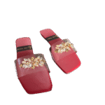 Transparent Slippers with Gemstone  A-1591