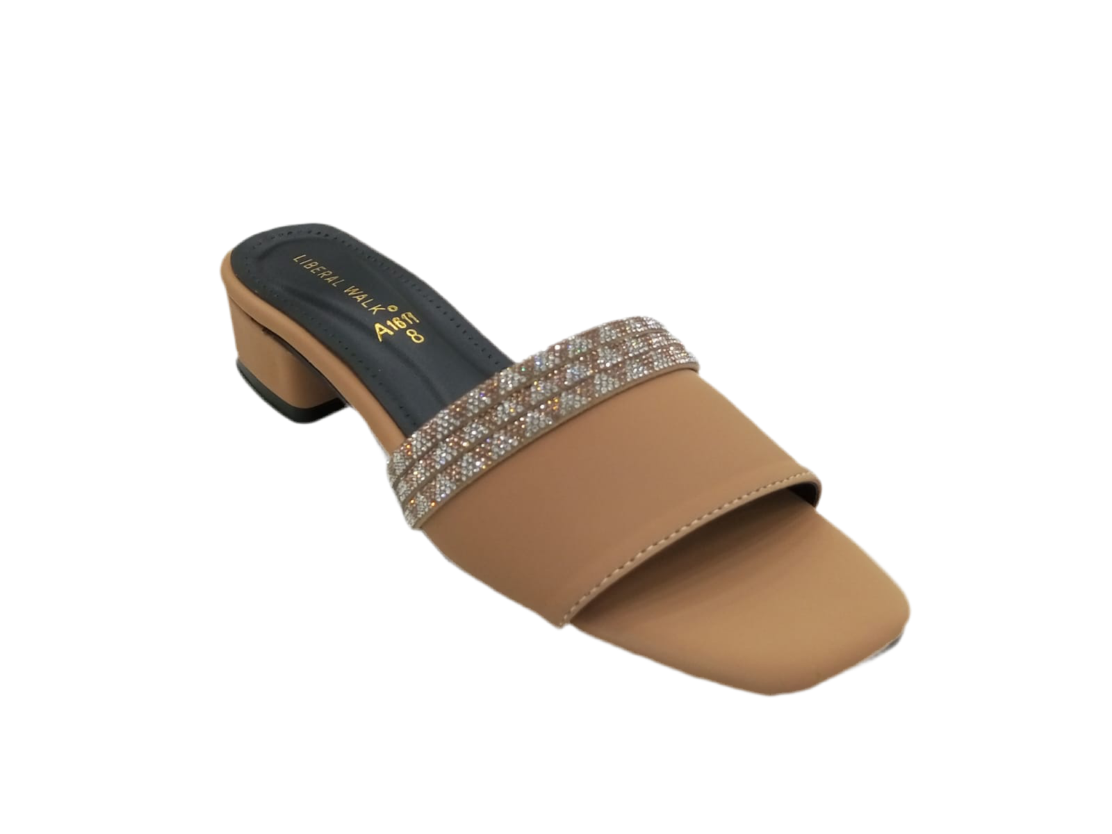 Sparkling Strap Flats A-1611