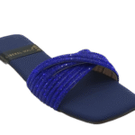 Velvet Strap Slippers A-1595