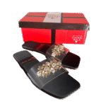 Transparent Slippers with Gemstone  A-1591