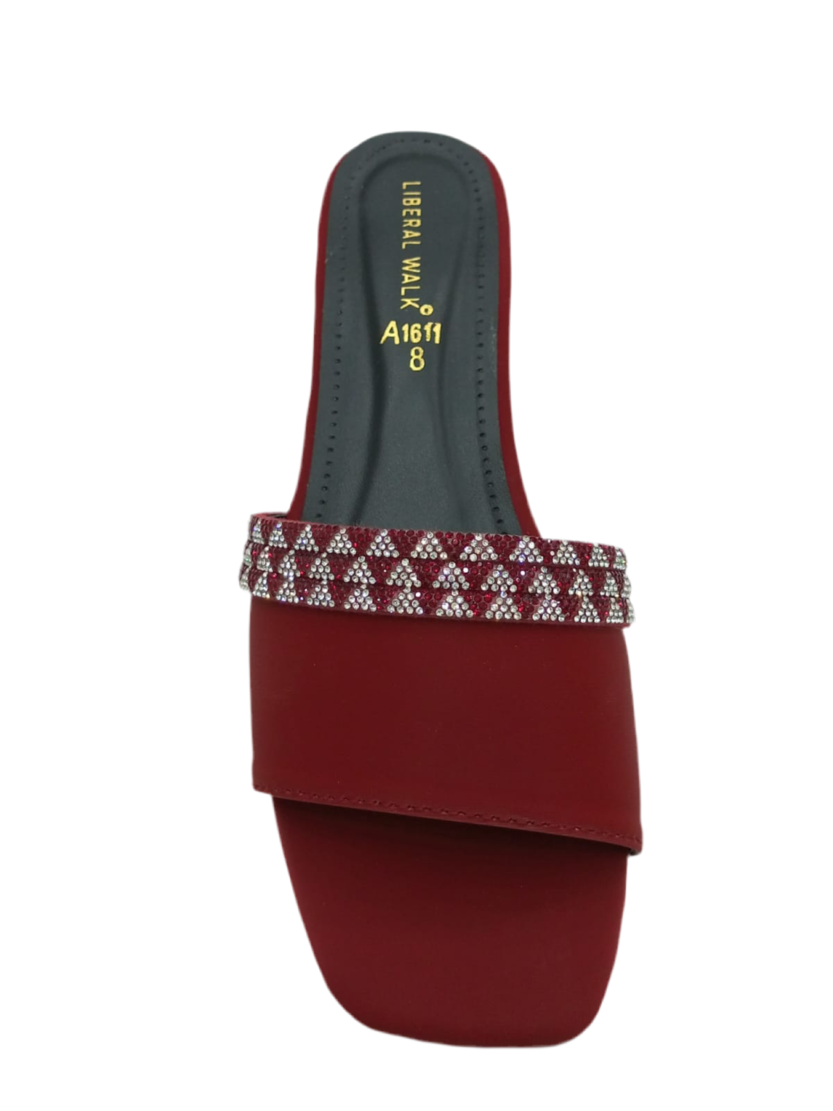 Sparkling Strap Flats A-1611