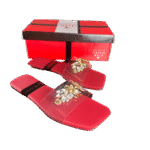 Transparent Slippers with Gemstone  A-1591