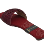 Velvet Strap Slippers A-1595