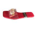 Transparent Slippers with Gemstone  A-1591