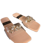 Transparent Slippers with Gemstone  A-1591